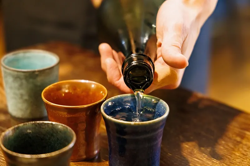焼酎を中心としたアルコールを提供
